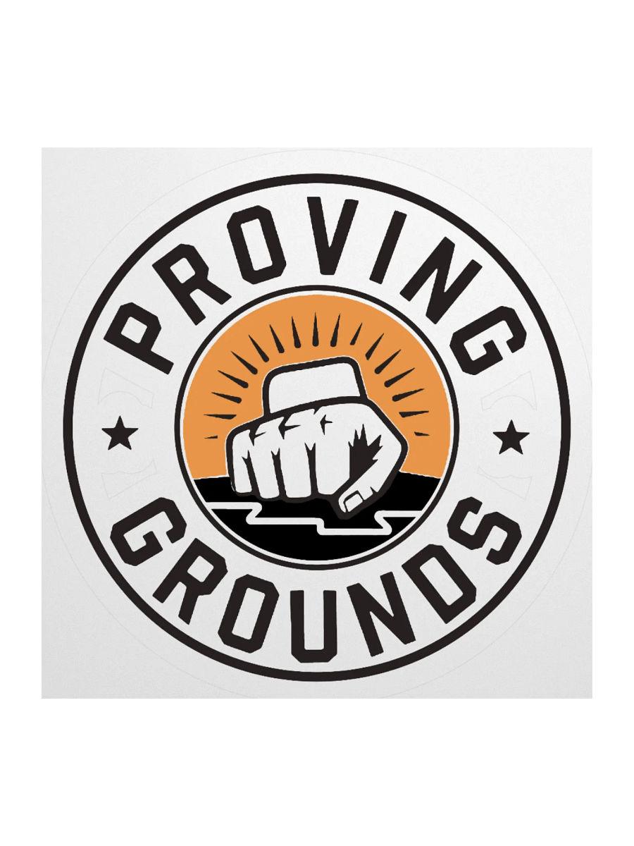 GVC Proving Grounds Kiss Cut Sticker product image (2)