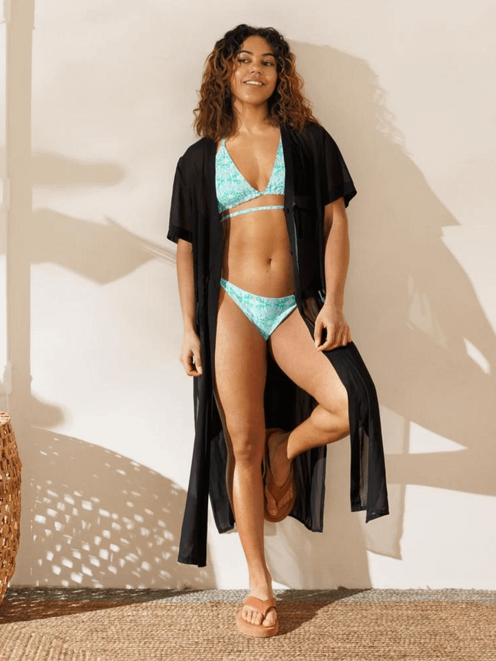 Light Aqua Geometric Pattern Bikini product image (1)