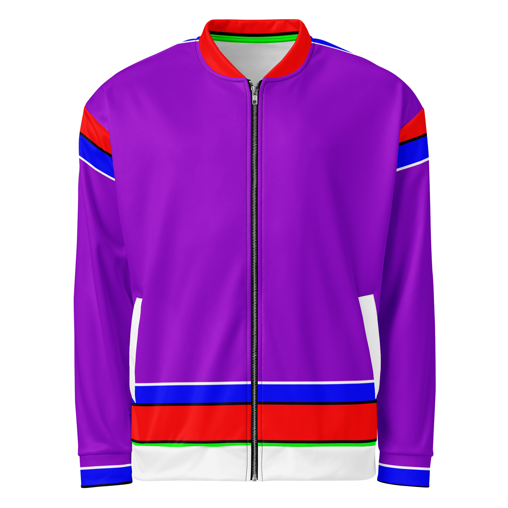 Vibrant Geometry Custom Bomber Jacket product image (1)