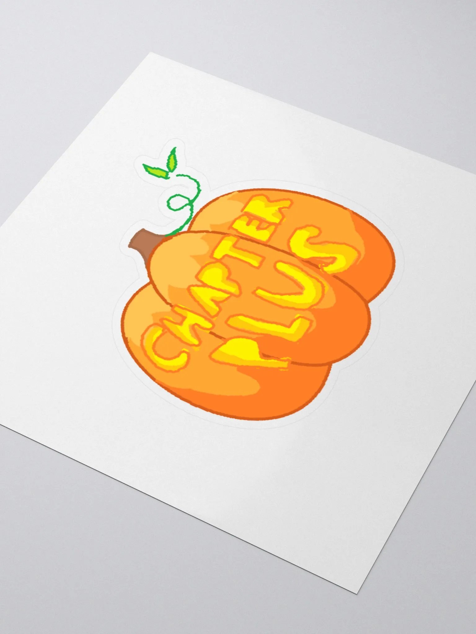 Cartoon CHP Pumpkin Sticker product image (3)