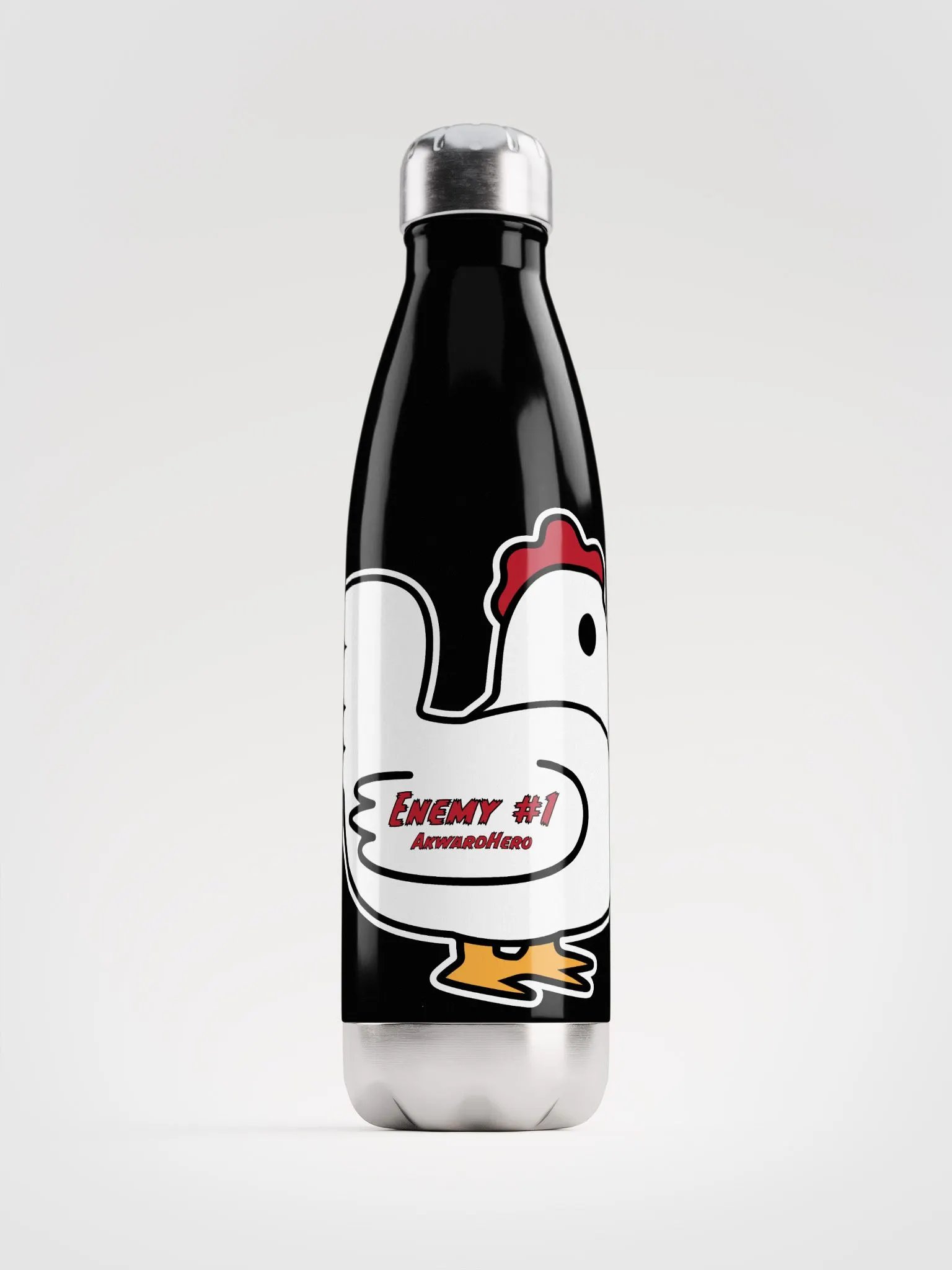 Chicken Slayer Enemy #1 Water Bottle product image (2)