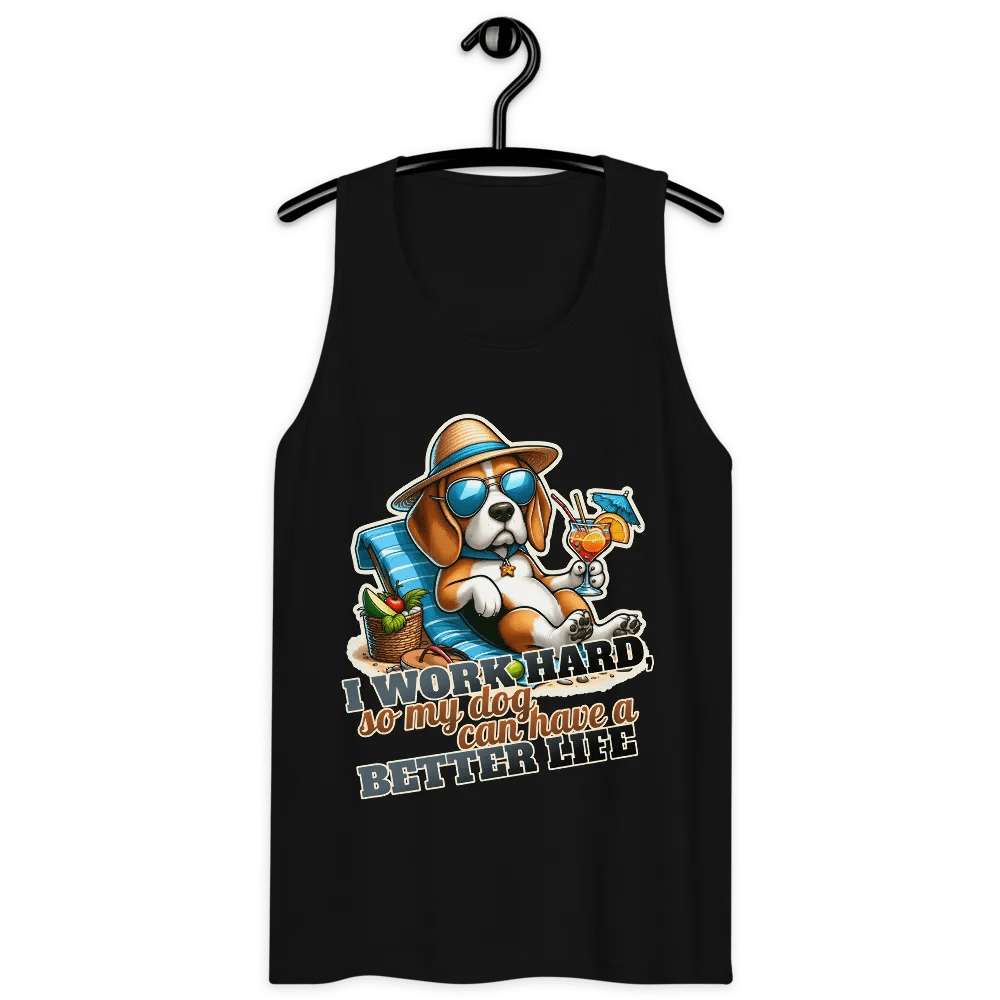 Work Hard - Beagle Beach - Tank Top product image (23)