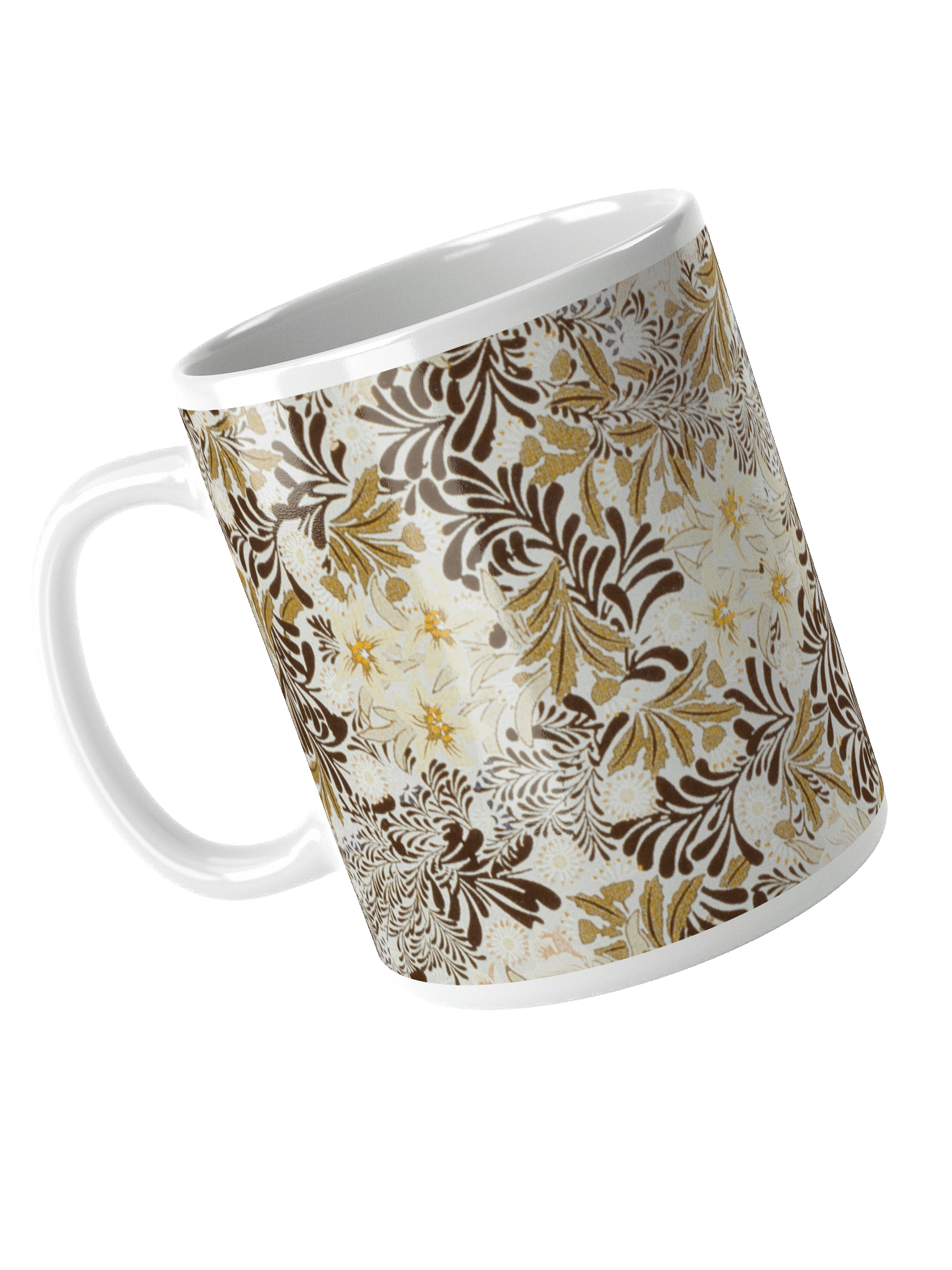 Elegant Floral Symphony Mug product image (4)