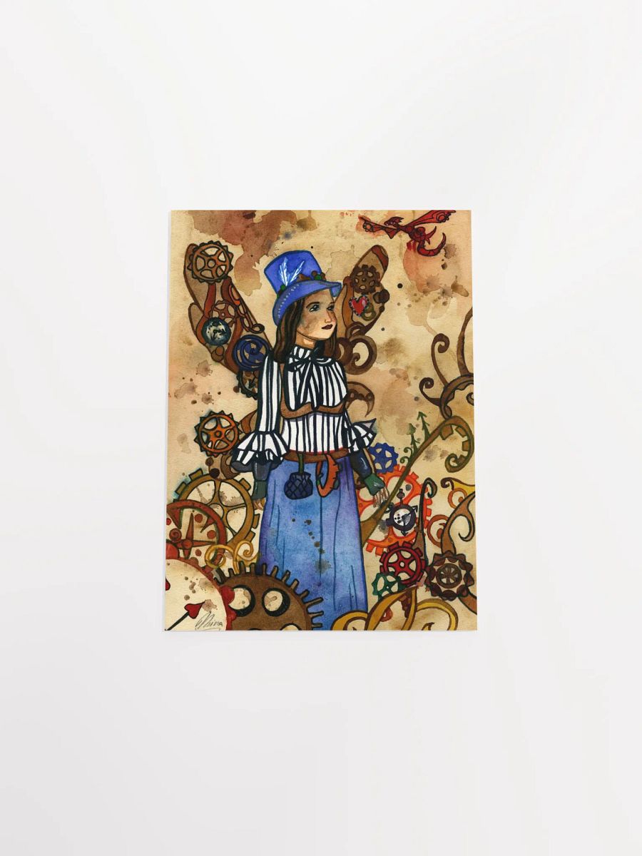 Steampunk Fairy Art Print product image (16)