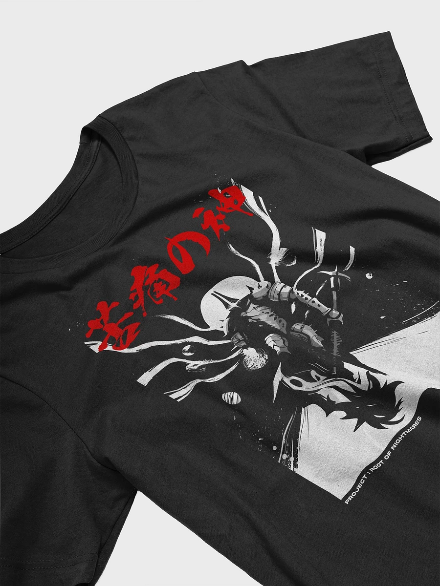 Kanji Handwritten T-Shirt [Black/Red] Nezarec Final God of Pain product image (3)