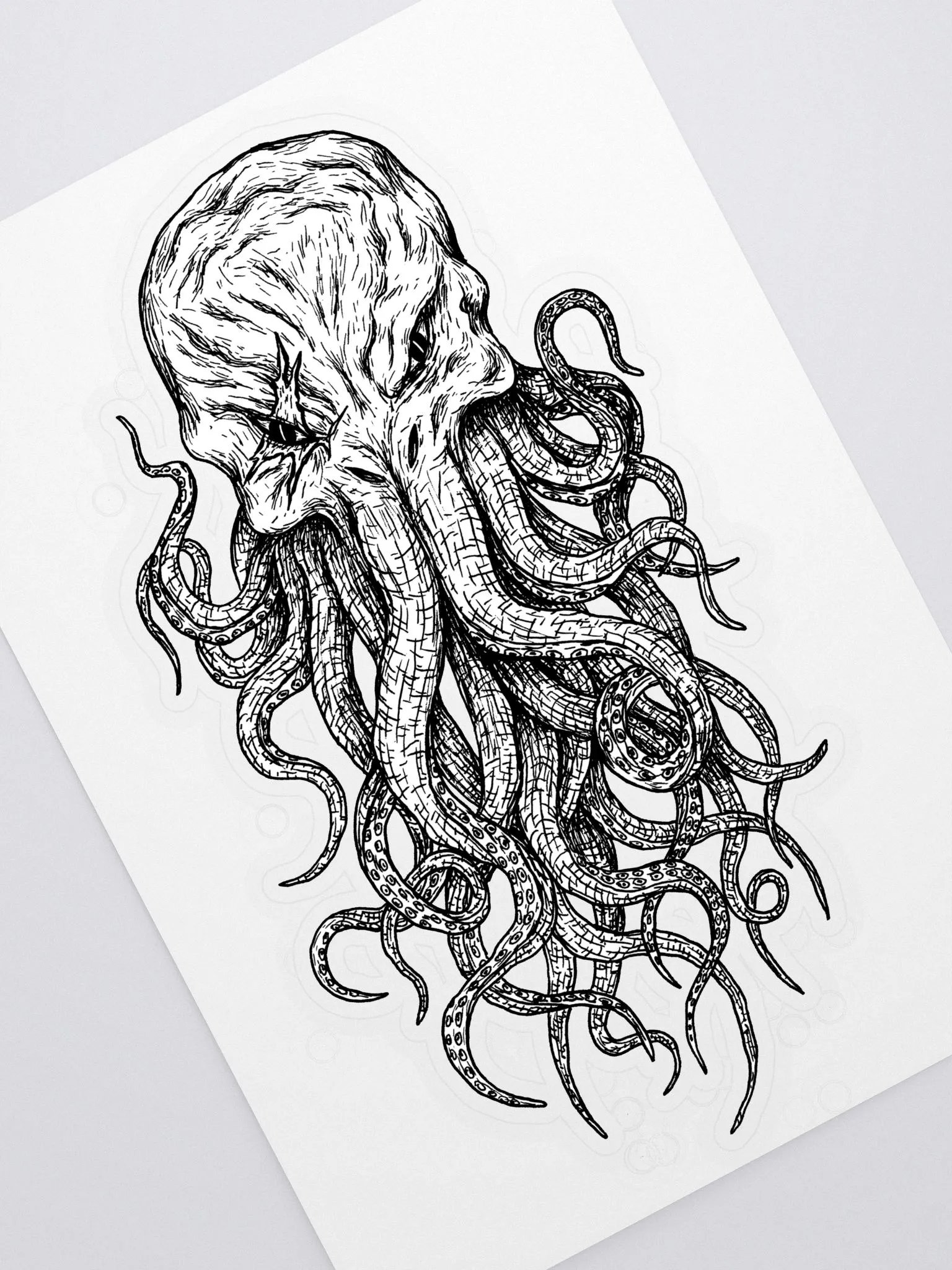 No God's Only Squid Sticker product image (2)