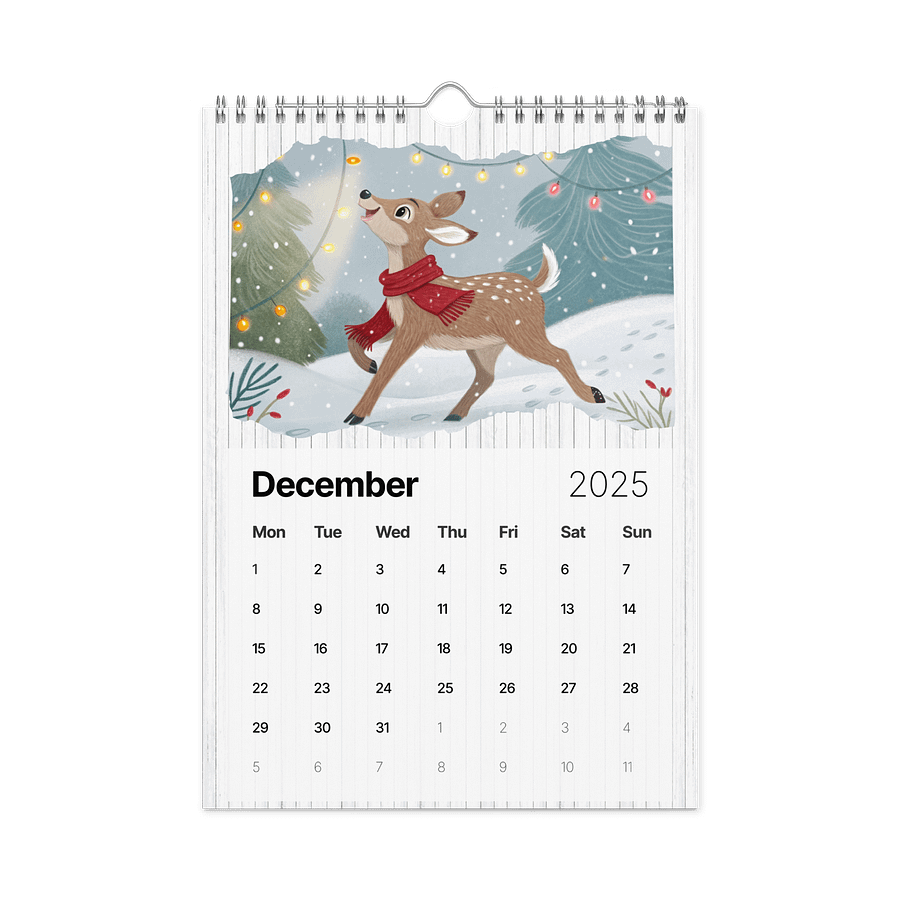 ADORABLE ANIMALS WALL CALENDAR 2026 product image (4)