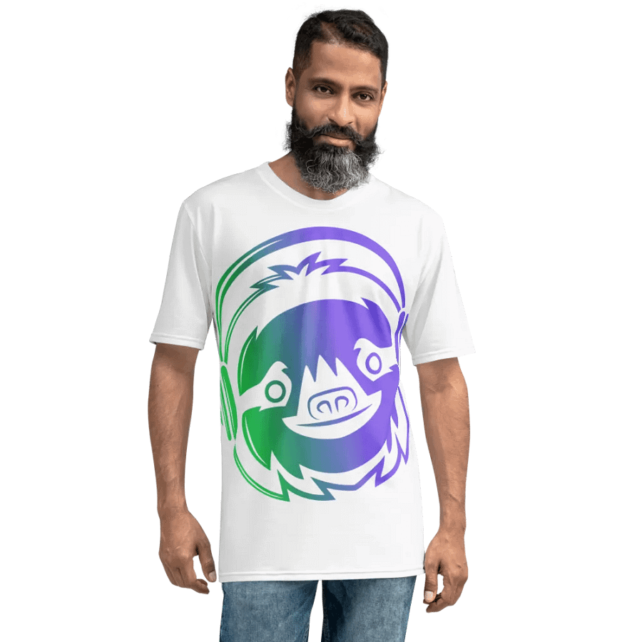 big sloth logo t shirt product image (8)