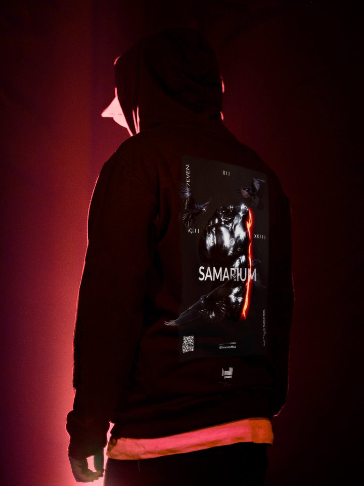 N°1 • PRIDE | DEEP BLACK HOODIE product image (1)