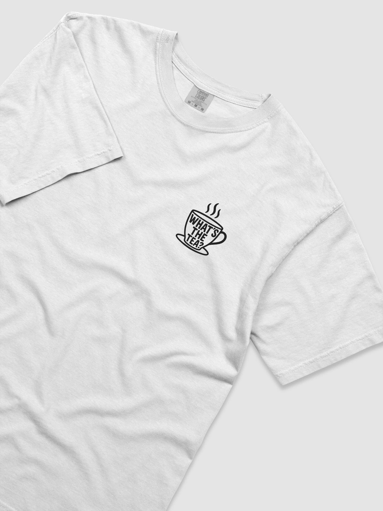 What's The Tea? T-Shirt - White product image (5)