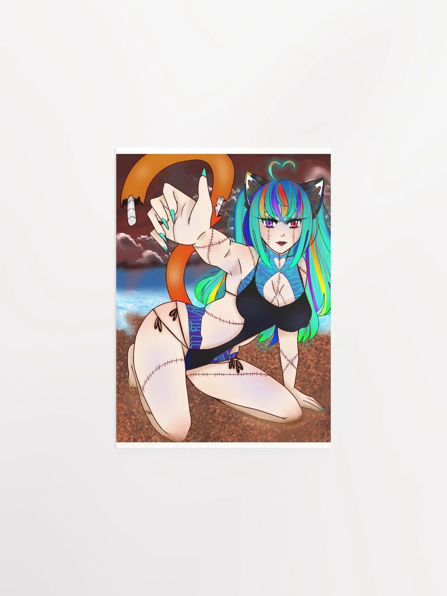 Zombii Beach Print product image (1)