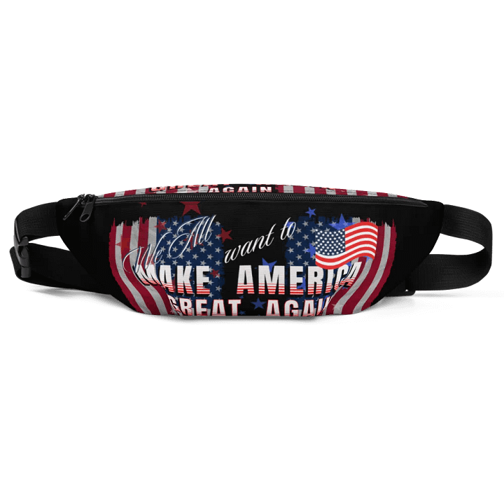 Patriotic All-Over Print Fanny Pack for Trum dads friends moms product image (1)