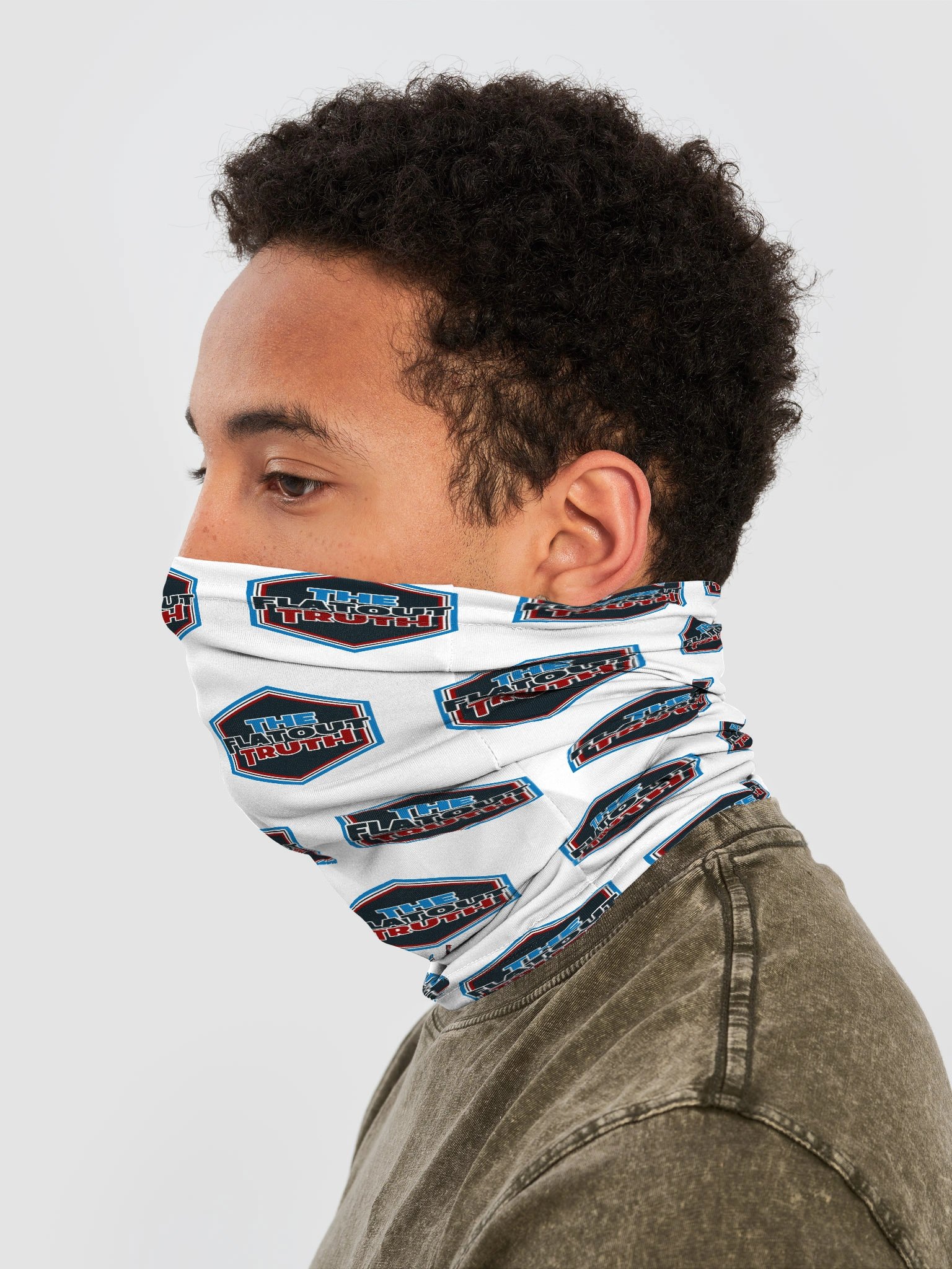 TFOT Blue Hex Neck Gaiter product image (3)