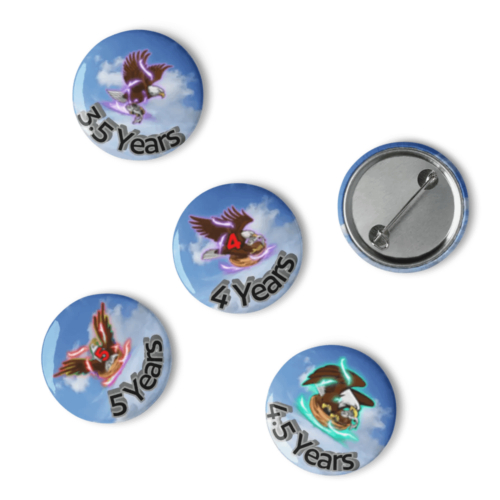 Subscriber Badge Pins (3.5 - 5 years) product image (6)