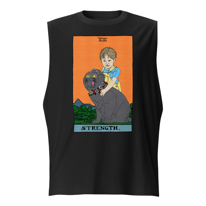 Gage and Church Strength Tarot Card Tank product image (1)