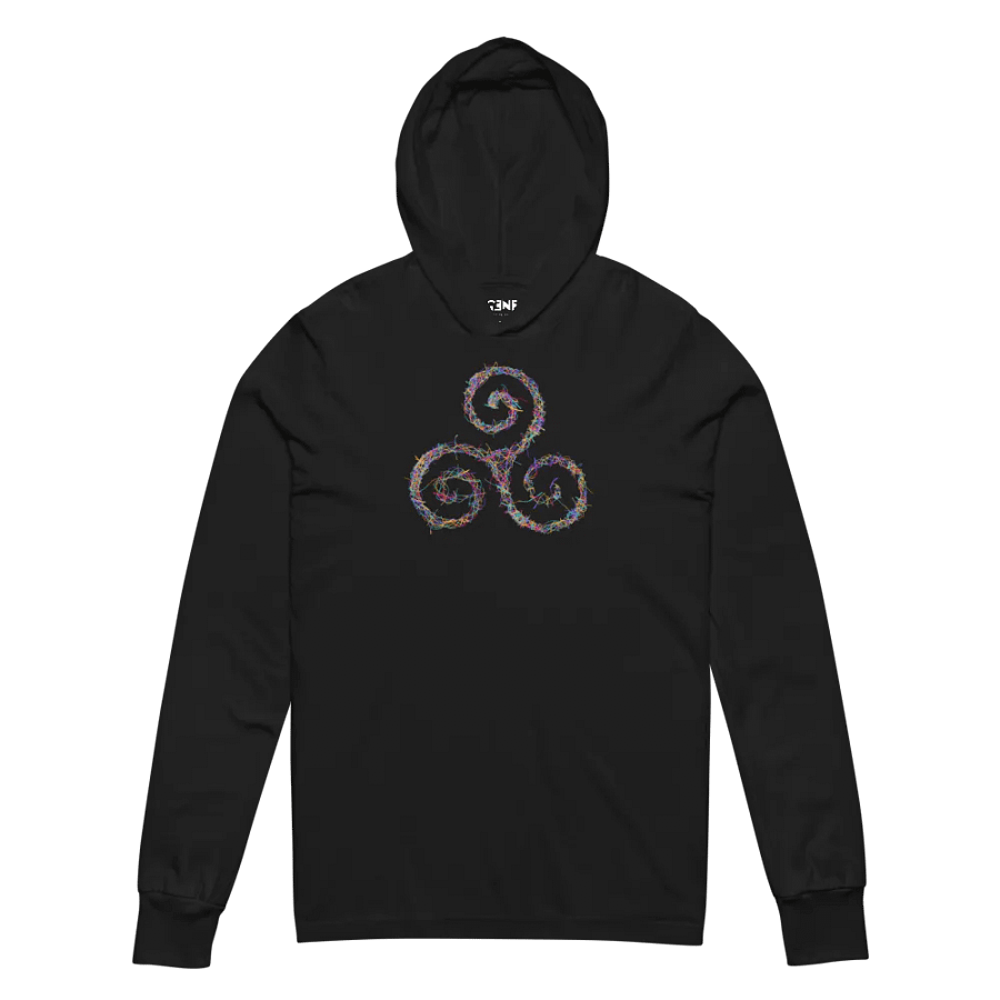Colorful Biohazard Symbol Hooded Tee product image (2)