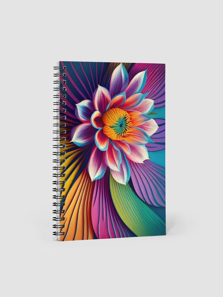 Vibrant Petals Spiral Notebook product image (1)