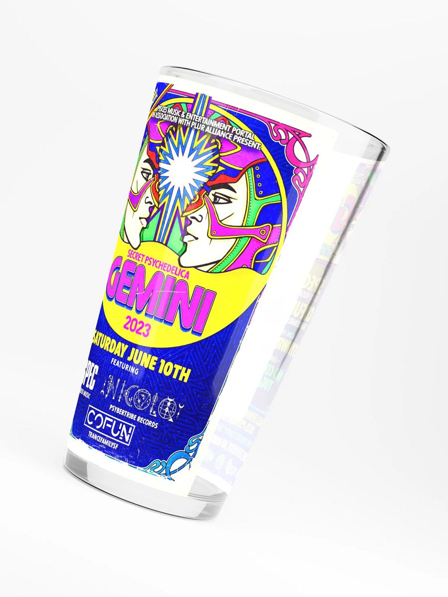 Gemini 2023 Shaker Pint Glass product image (4)