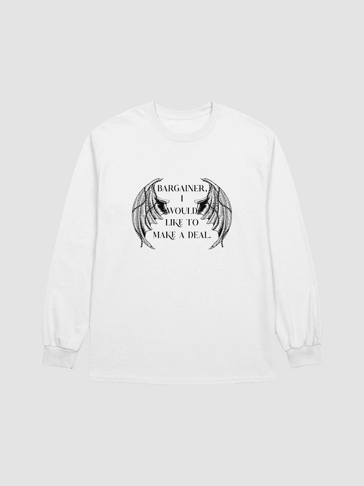 Bargainer Calling Card Cotton Long Sleeve T-Shirt product image (29)