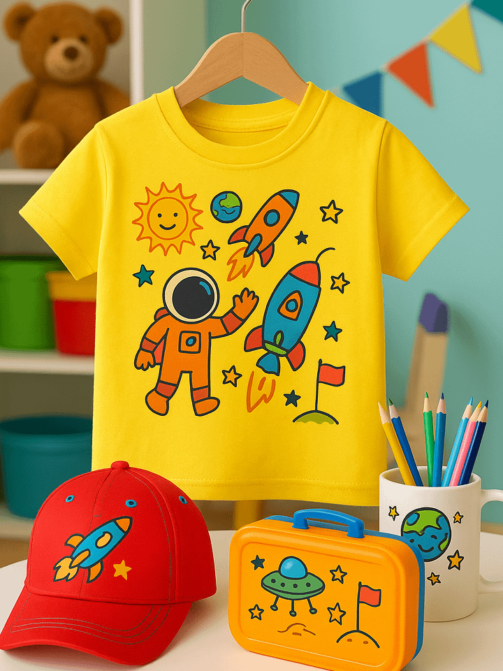 Space Doodles Vector Graphics Instant Download product image (2)