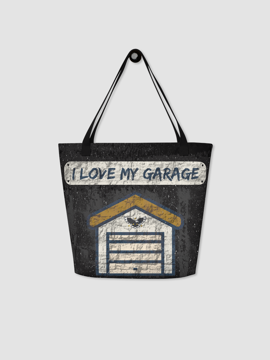 I Love My Garage - tote bag XL +pocket - grunge product image (1)