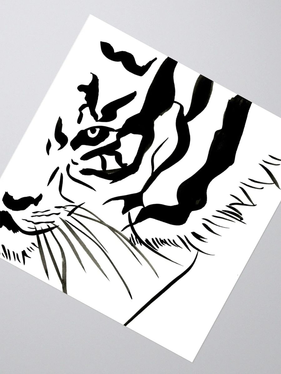 Face Of The Tiger Sticker product image (6)