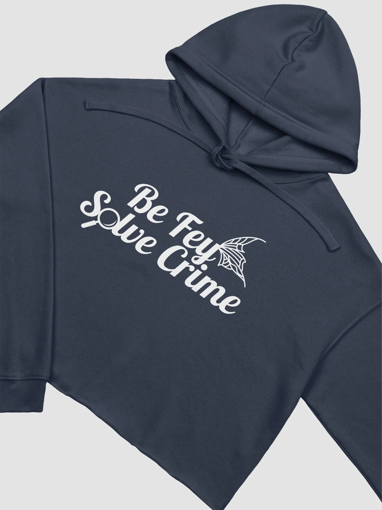 Be Fey, Solve Crime Crop Hoodie product image (14)
