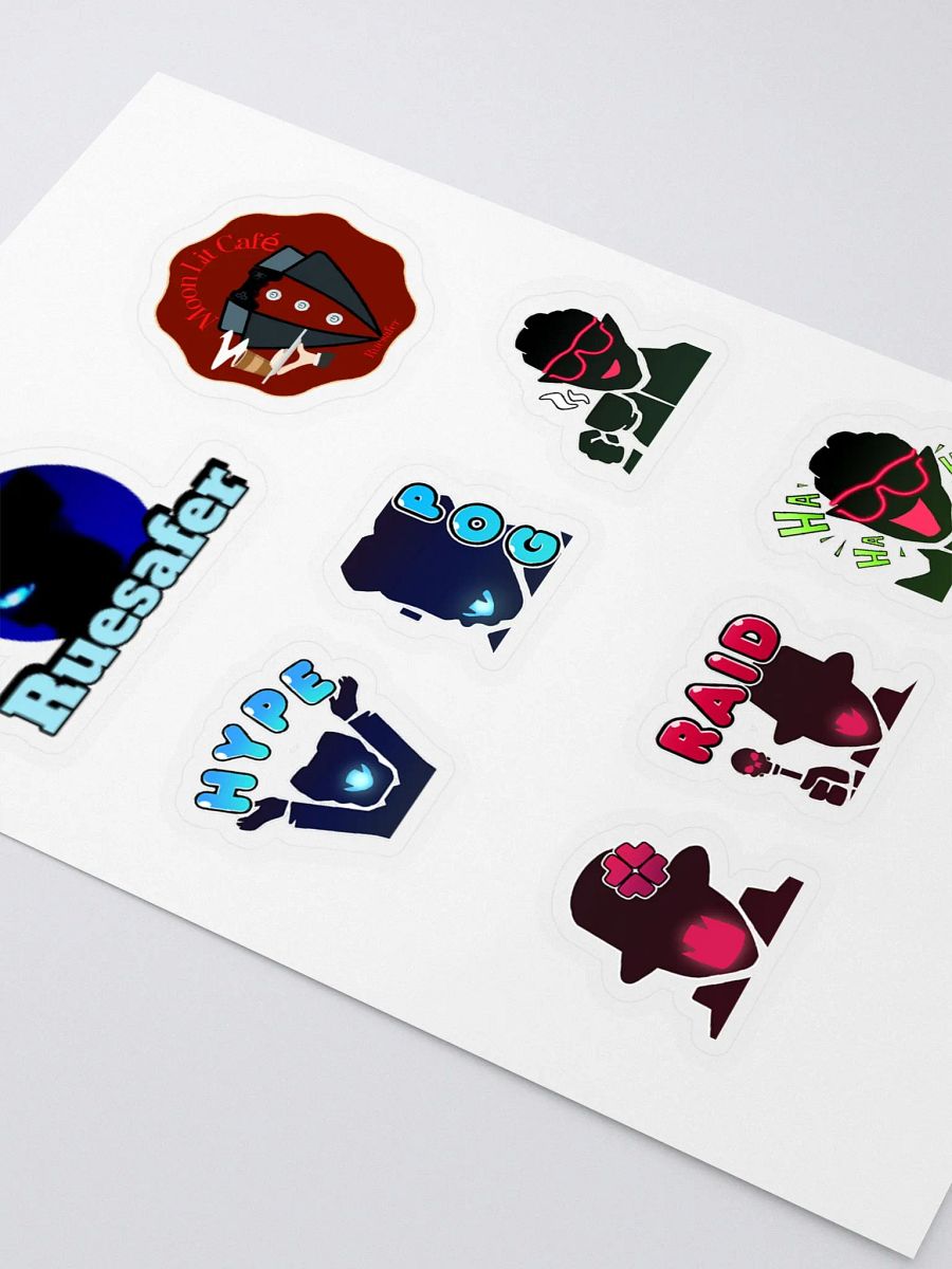 Shadow Emojis & 2 More - Kiss Cut Sticker Sheet with Background product image (2)