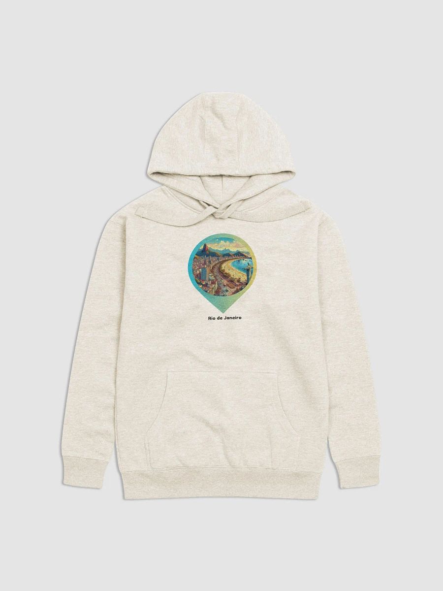 Coastal Cityscape Premium Hoodie | I Design Rio de Janeiro product image (2)
