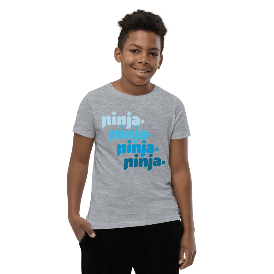Quad Ninja Kids Tee: Blue product image (8)