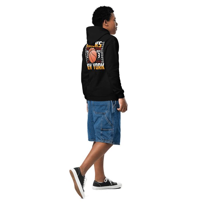 Kids Youth Heavy Blend Hoodie Knicks Slogan product image (2)