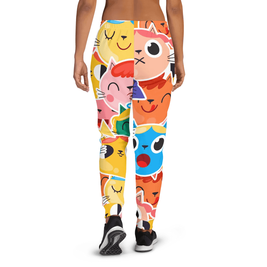Women's Joggers Colorful Cat product image (1)