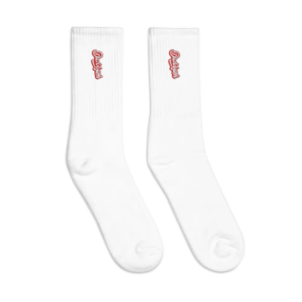 Daddyish Embroidered Crew Socks product image (3)