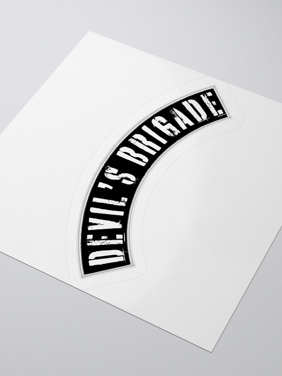 Devil's Brigade Rocker Sticker product image (9)
