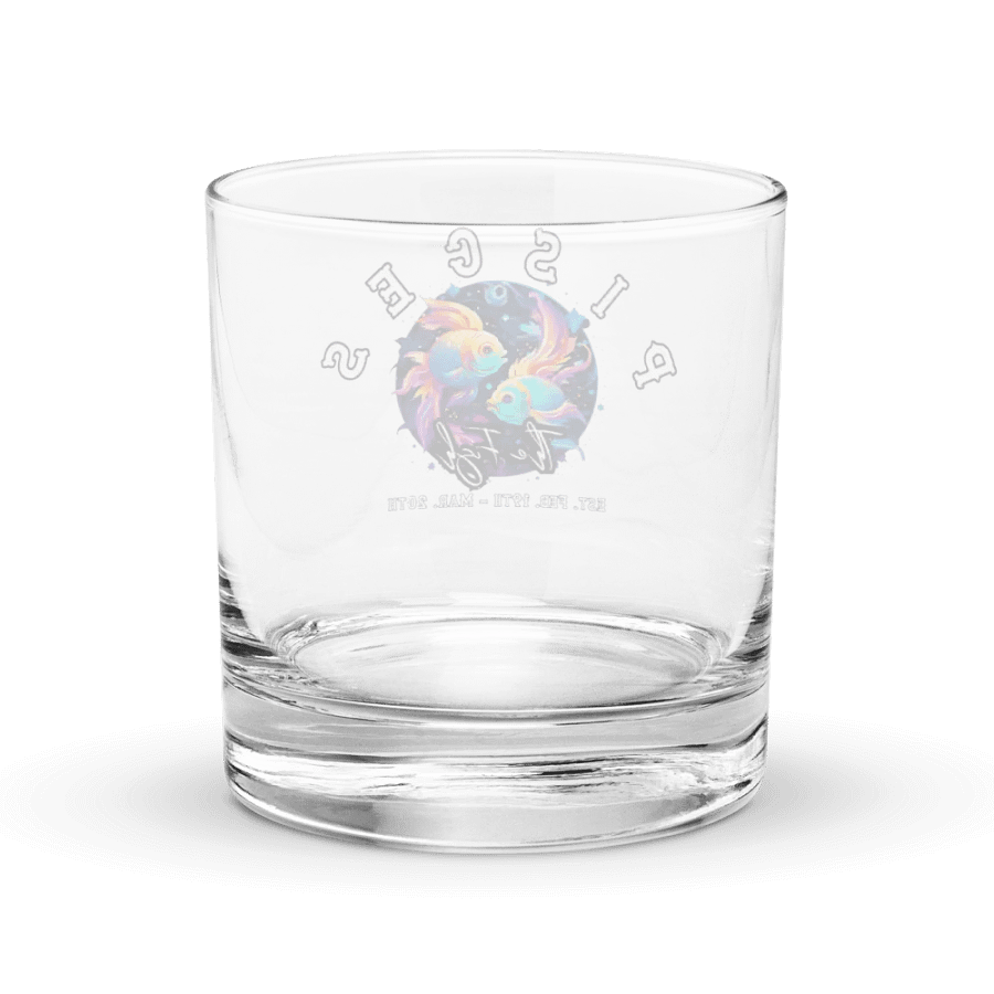 Pisces - Zodiac Rocks Glass product image (4)