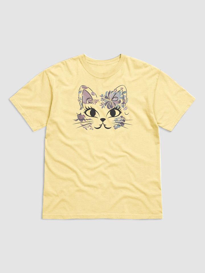 Cat Face Made Of Flowers Tee product image (2)