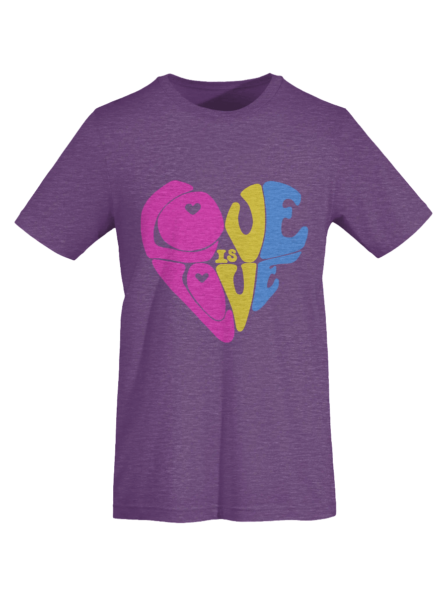 Pansexual Love is Love big print tee product image (7)