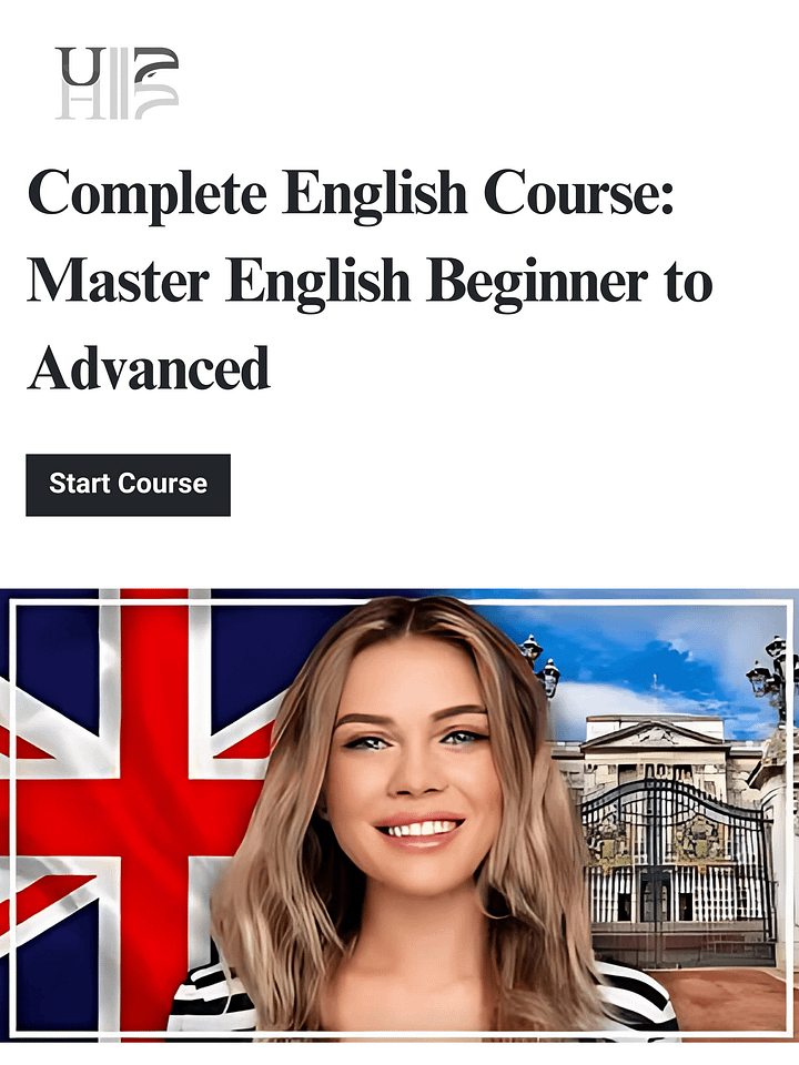 Complete English Course: Master Native English for Beginners request product image (1)