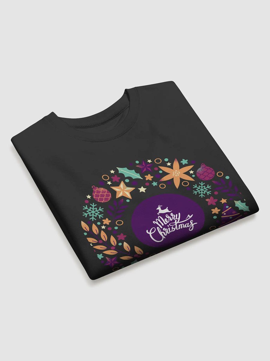 Merry Christmas Wreath Sweatshirt product image (3)