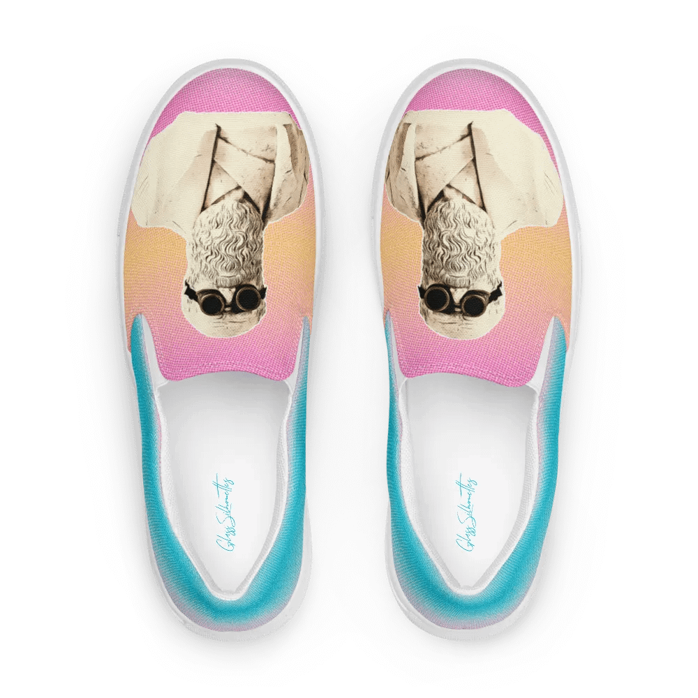 Darwinism Women's Slip-On Canvas Shoes product image (1)