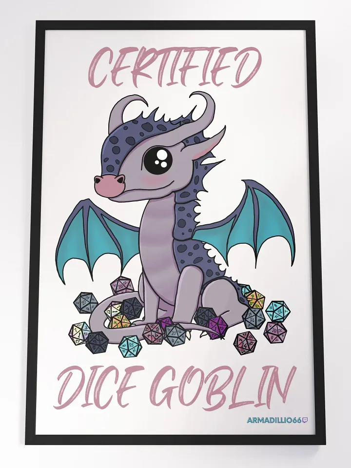 Certified Dice Goblin Poster product image (1)