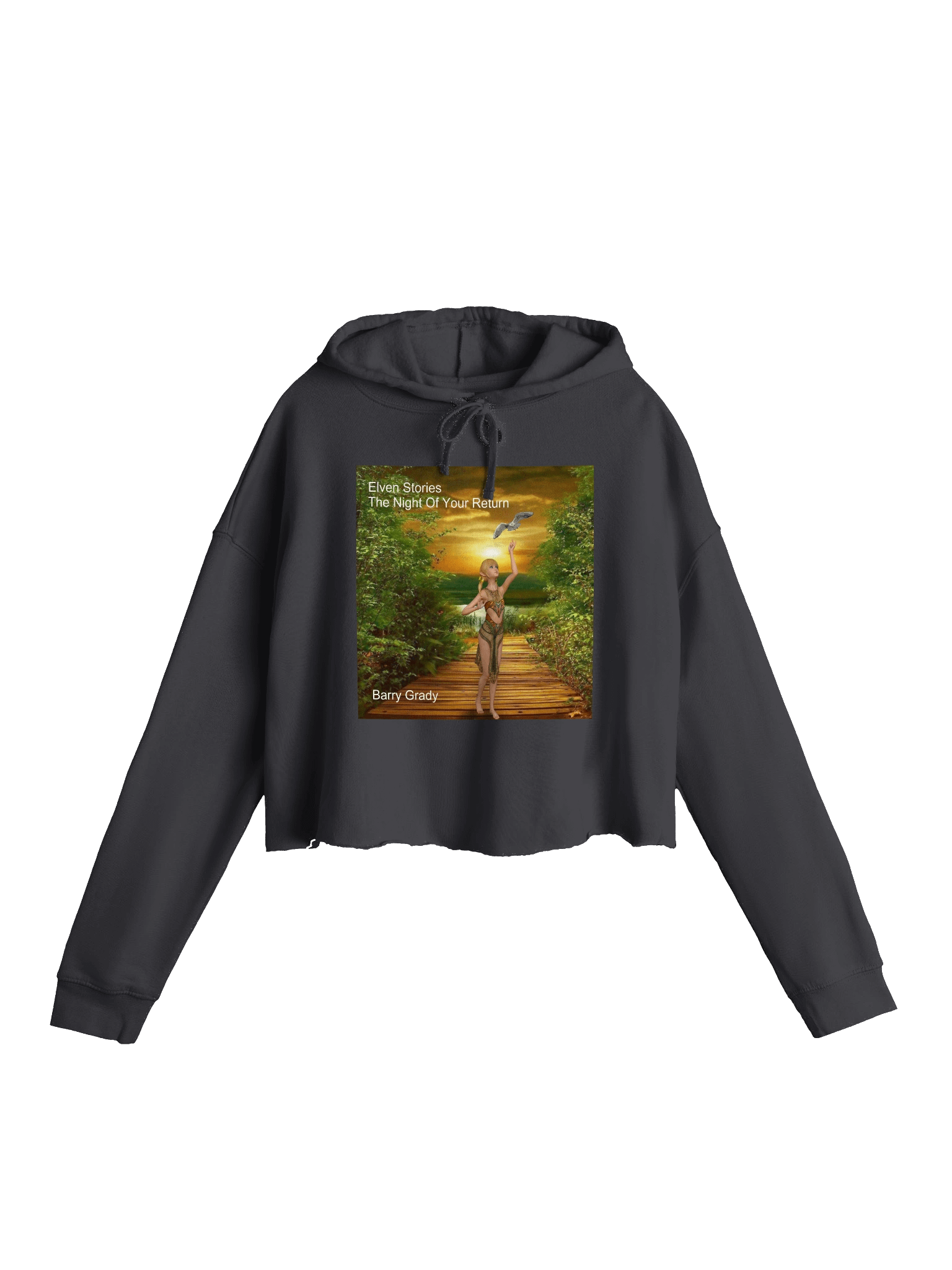 'Elven Stories - The Night Of Your Return' Women's Cropped Hoodie product image (3)