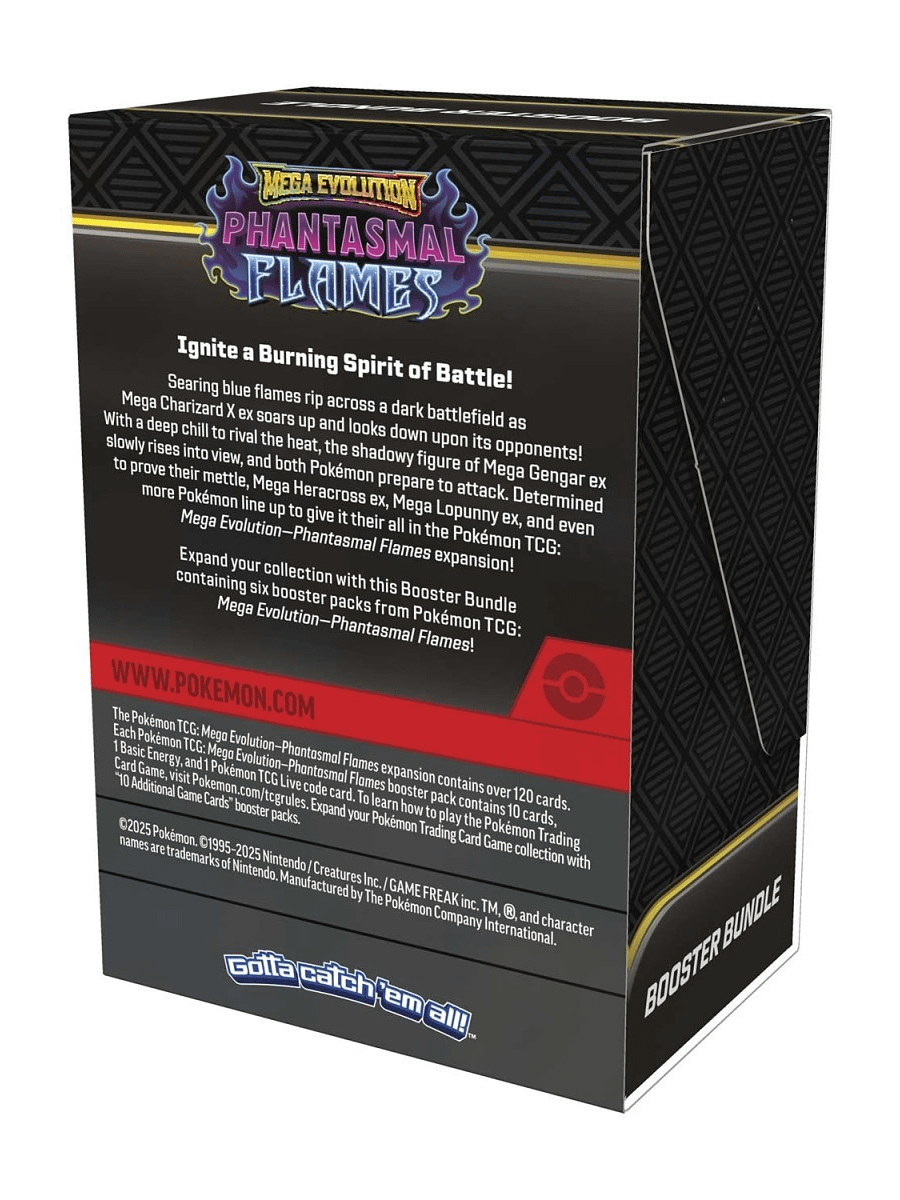 Pokémon TCG: Mega Evolution - Phantasmal Flames Booster Bundle (6 Packs) product image (2)