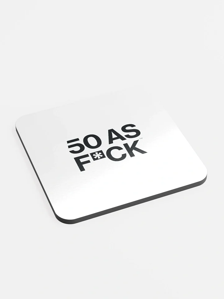50 as FCK™ - Glossed Cork Coaster product image (2)