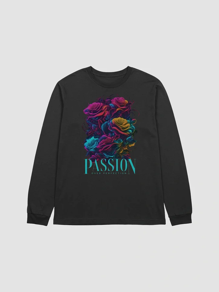 Neon Rose Passion Long Sleeve T-Shirt product image (2)