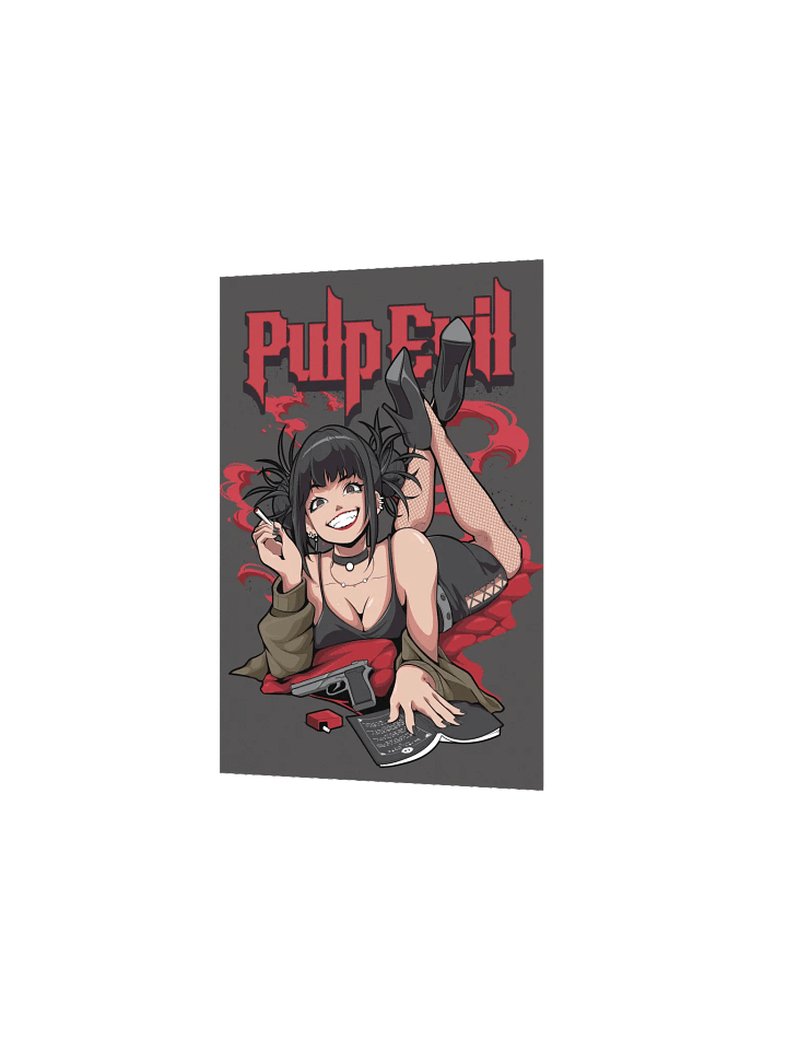 Pulp Evil Anime Girl Poster product image (13)