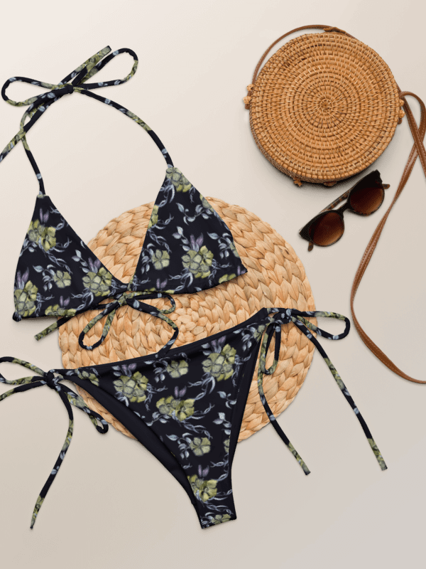 Gothic Flower | Recycled String Bikini product image (8)