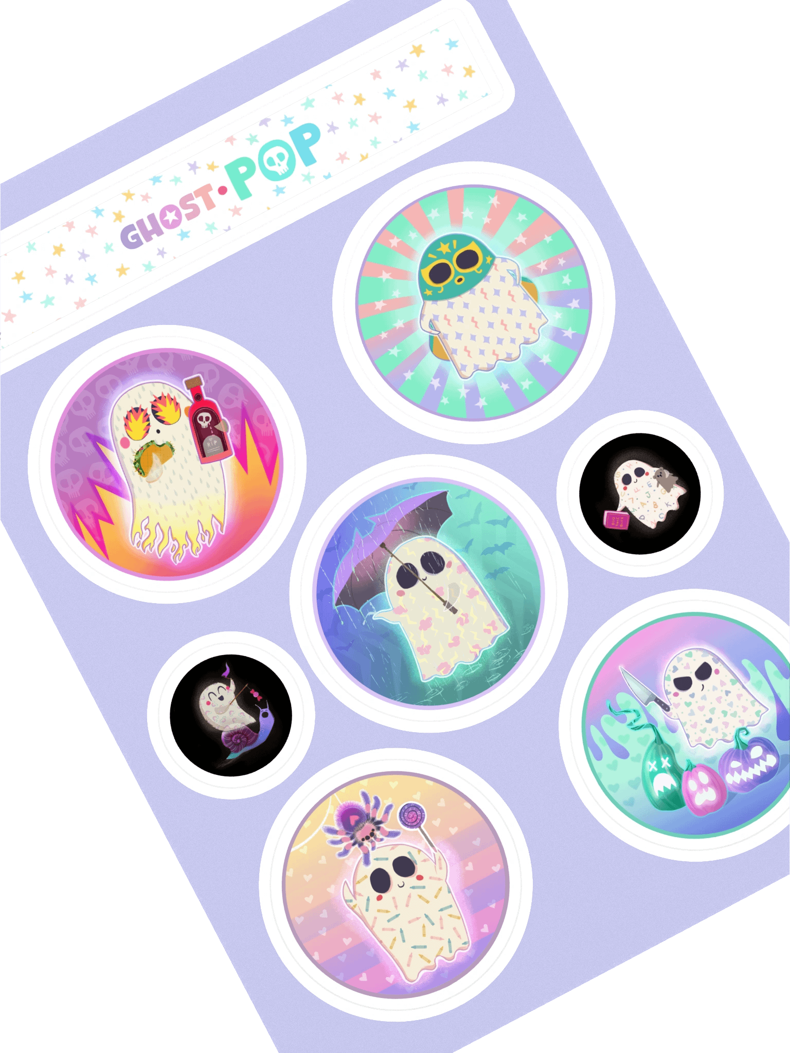 Ghost Pop Sticker Sheet #1 product image (1)