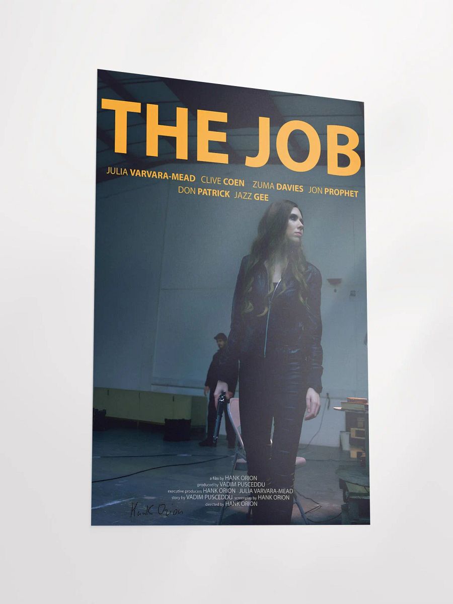 The Job - Official Signed Movie Poster | A Film by Hank Orion product image (5)