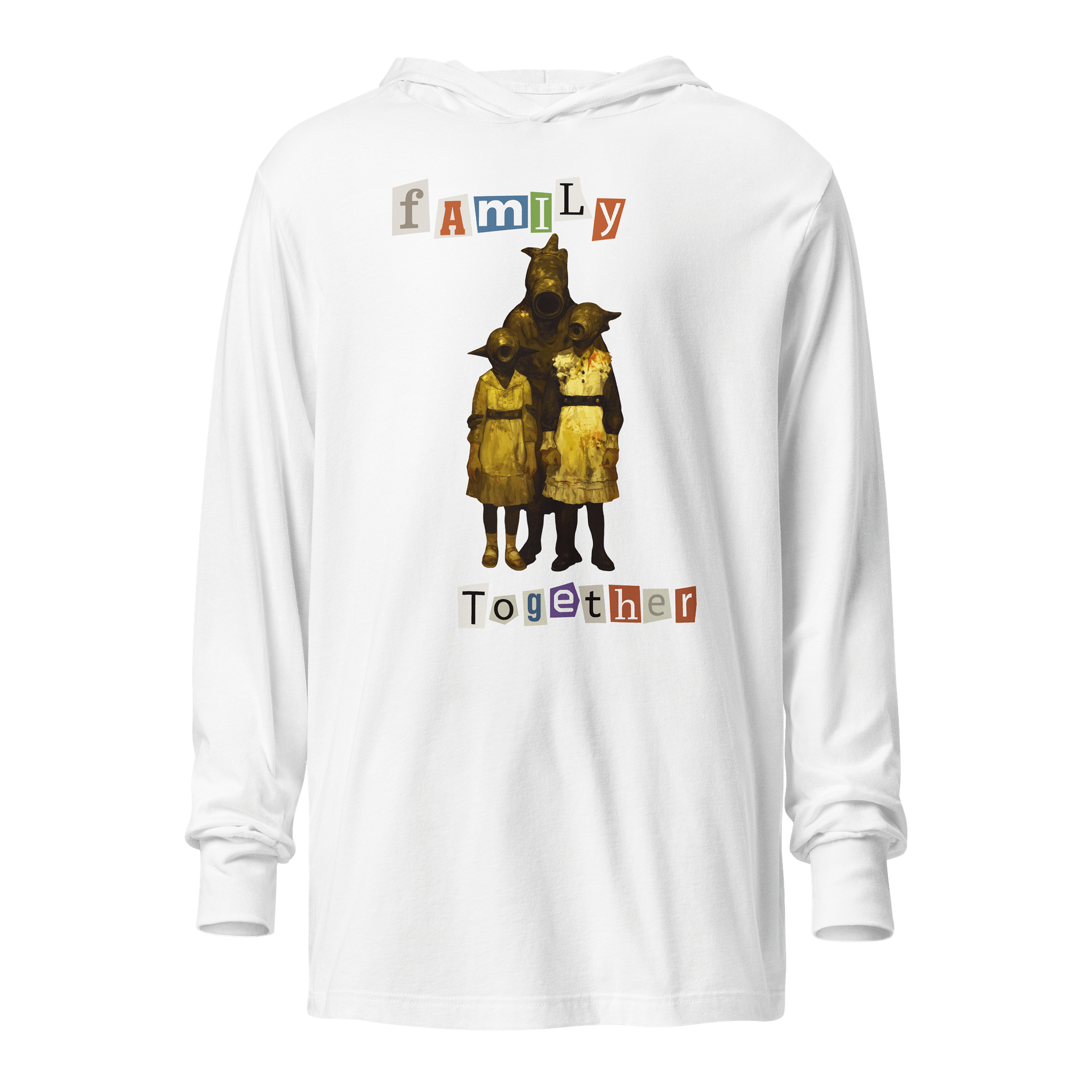 Gas Mask Family Unisex Hoodie product image (1)